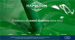 Desktop Screenshot of napoleon-abrasives.com